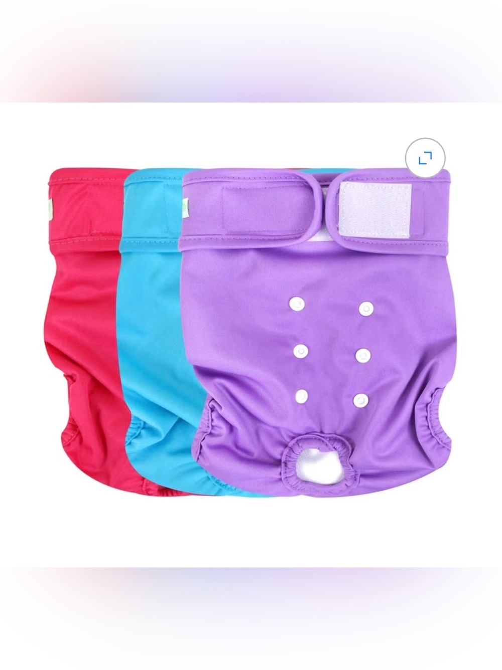 Wegreeco Female Dog Wraps, Size M, NWT.